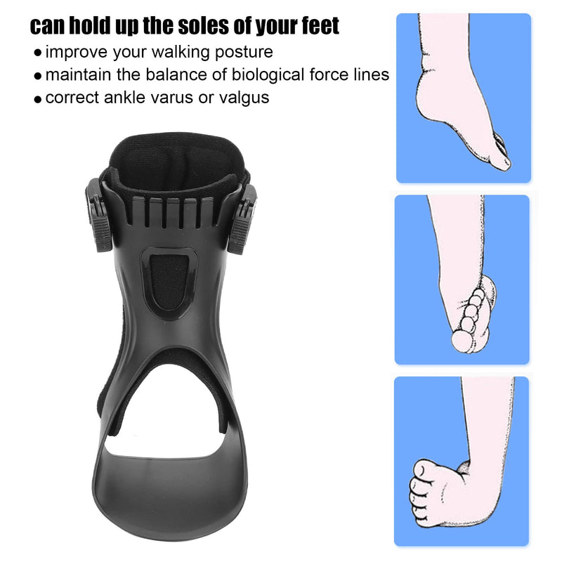 [Australia] - Drop Foot Brace, Foot Drop Orthosis, Orthosis Light Balance, for Hemiplegia Stroke Shoes Walking(L-Right Foot) L Right Foot 