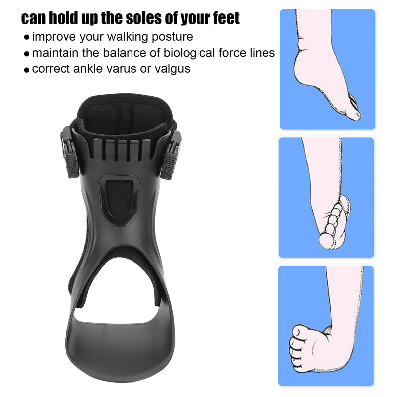 [Australia] - Drop Foot Brace, Soft AFO Foot-up Orthosis Light Balance Drop Foot Brace Foot Drop Orthosis Ankle Brace Support for Shoes Walking(L-Right) L Right 