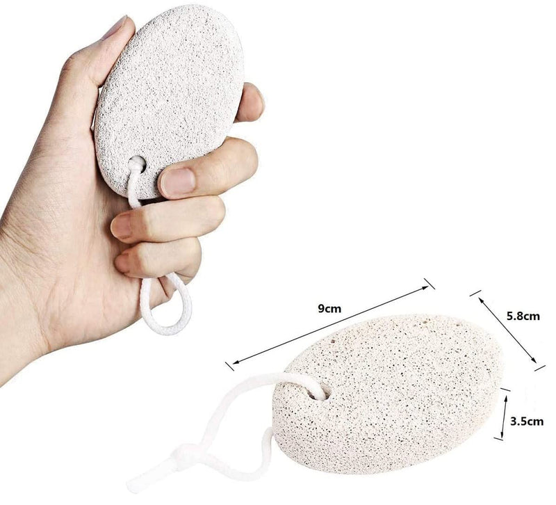 [Australia] - Voarge 2 Pieces Natural Pumice Stone, Foot Stone Lava Stone Pedicure Foot Care Foot Scrub for Removing Dead Skin, Callus Hard Skin Removal for feet and Hands 