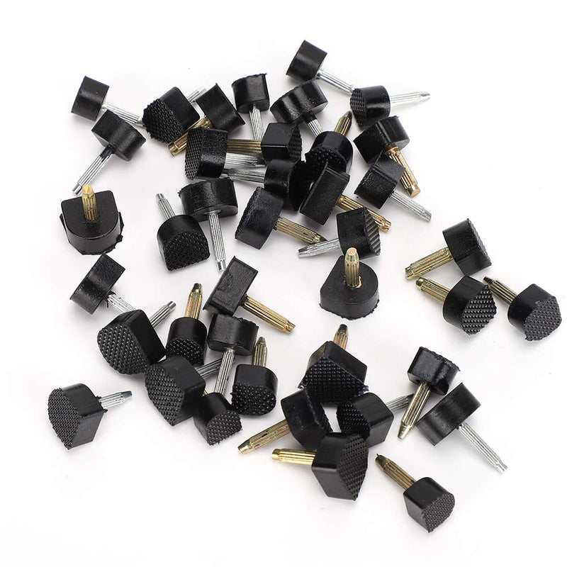 [Australia] - Atyhao 40Pcs High Heel Replacement Tip, High Heel Tip Cap Replacement Repair Wear-Resistant High Heel Shoe Repair Tip Repair Heel Caps Kit 