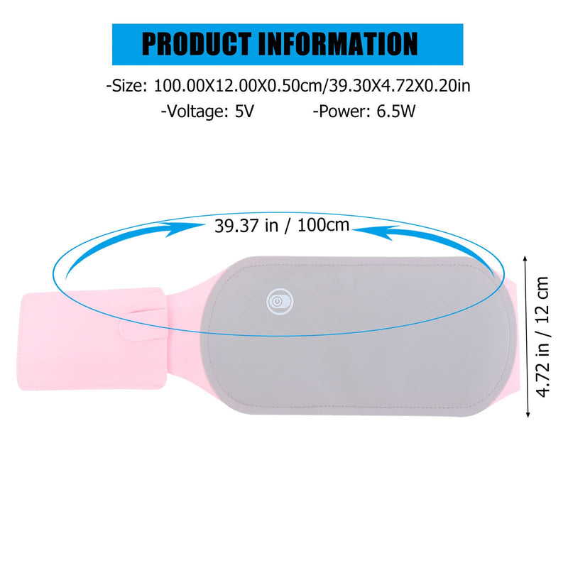 [Australia] - HEALLILY Menstrual Heating Pad Portable Women Heating Belt for Cramps and Period Pain Relief Style A Grey 