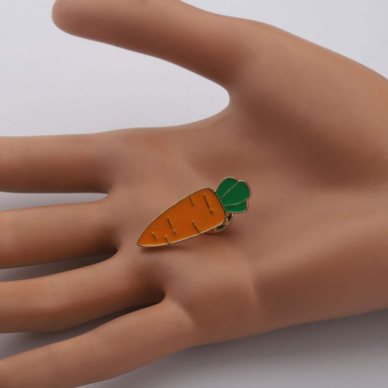 [Australia] - CENWA Carrot Brooch Pin Vegan Pin Jewelry Vegetarian Gift Carrot Lover Gift Vegetables Brooch 