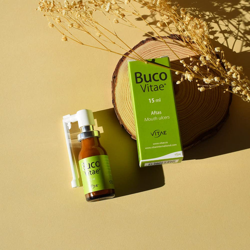 [Australia] - Vitae BucoVitae Emulsion - Hyaluronic Acid and sea Buckthorn for Mouth sores and Canker sores - 15 ml 