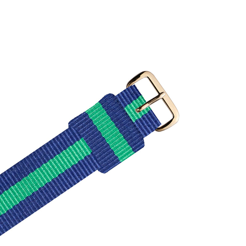 [Australia] - HKZBS Canvas nylon strap accessories are For various brand watch straps, men's, women's and children's wristbands Watch band 10mm12mm13mm14mm15mm16mm17mm18mm19mm20mm22mm Style 1 gold buckle 10mm 