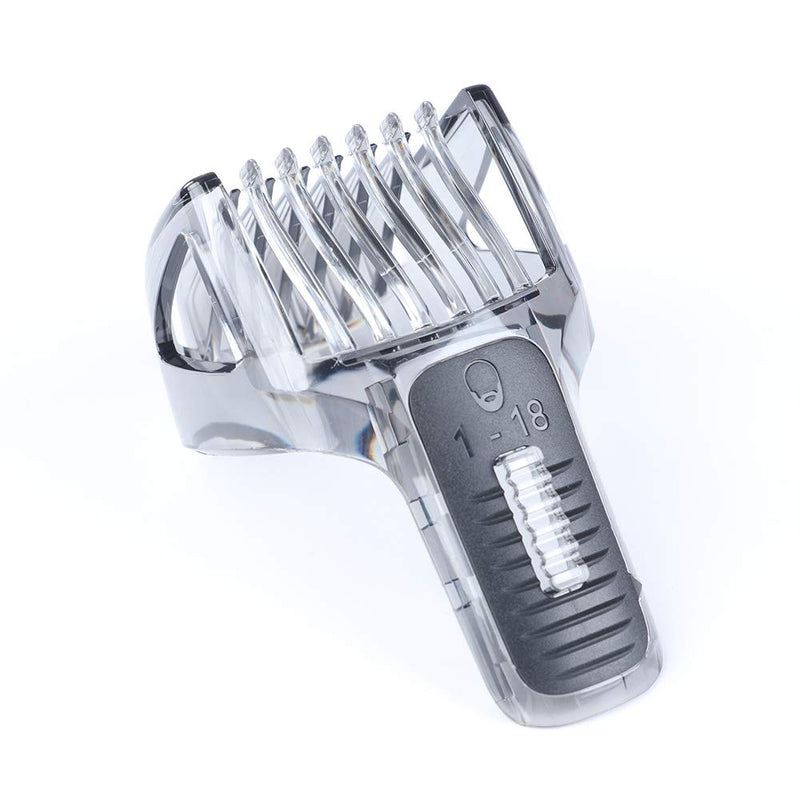 [Australia] - Comb Trimmer, Trimming Clipper Comb Skin Salon Trimmer Guide Comb, Replacement Adjustable Clipper Comb for QG3337 QG3372 QG3386 (1-18mm) 1-18mm 