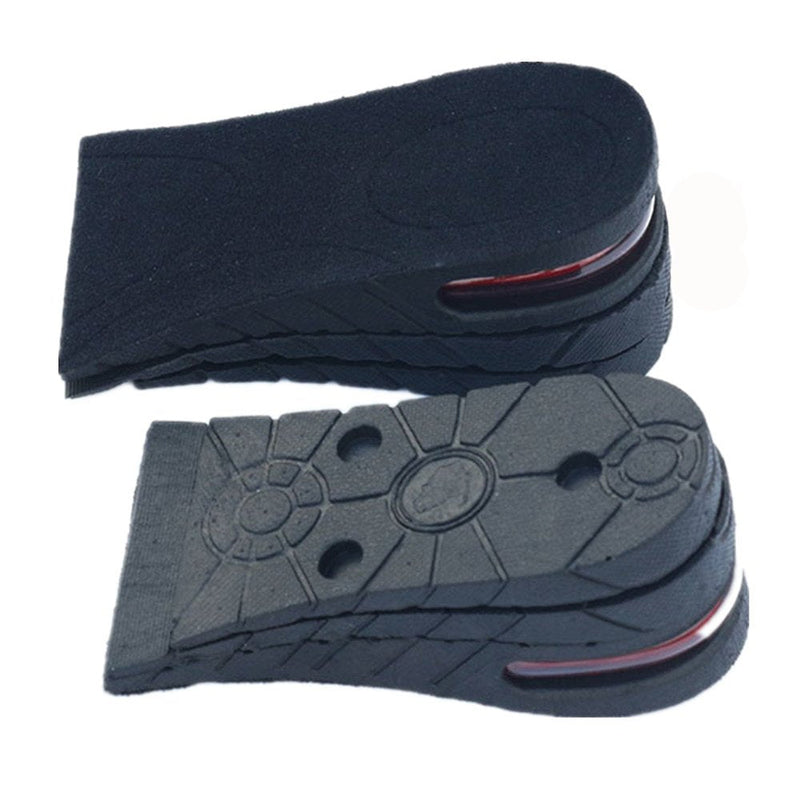[Australia] - Height Increase Insoles 3-Layer Air up Shoe Lifts Elevator Shoes Insole -6 cm (2.4 inches) Heels Lift Inserts for Men and Women Half-length 