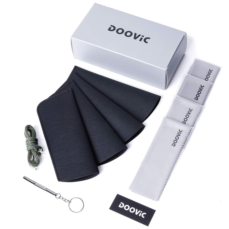 [Australia] - DOOViC 4 Pack Computer Reading Glasses Blue Light Blocking Anti Eyestrain Flexible Lightweight Readers for Women Men 1.75 Strength 4 Colors 1.75 x 