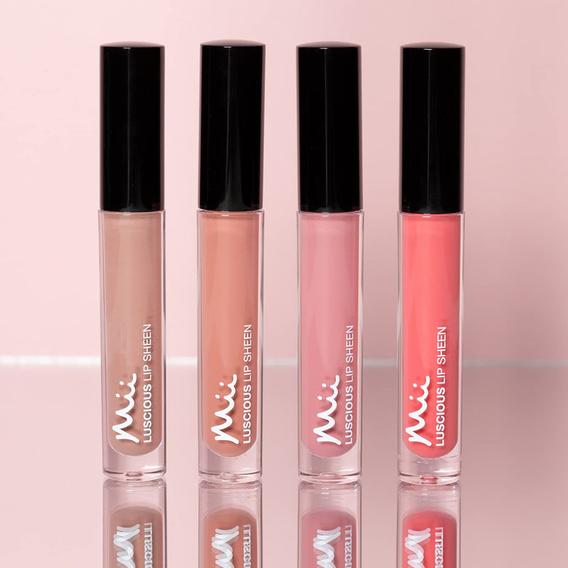 [Australia] - Mii Cosmetics - Luscious Lip Sheen Nourishing Lip Gloss - Coral Toned Nude - Indulge 02 