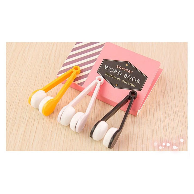 [Australia] - ROSENICE Eyeglass Cleaner 5pcs Spectacles Cleaner Soft Brush Cleaning Tool Eyeglasses Cleaning Clip(As Shown) 