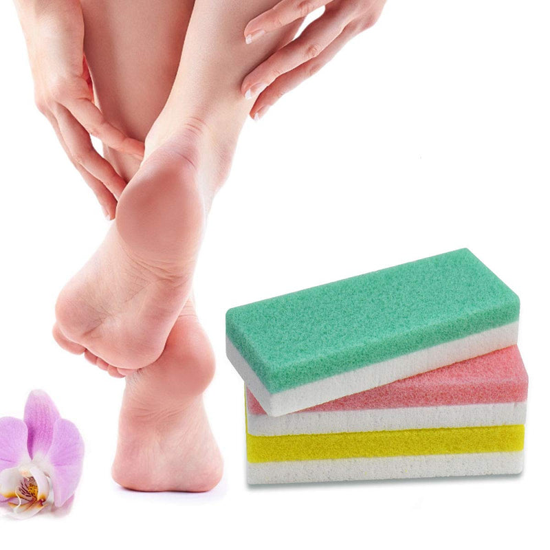 [Australia] - Foot Pumice Stone for Feet, 2 in 1 Double Sided Hard Skin Callus Remover Scrubber Pedicure Exfoliator Tool for Dead Skin Pack of 6 6 Pack 