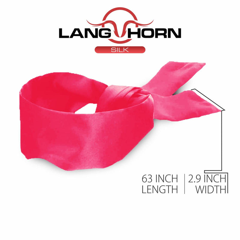 [Australia] - 2 pcs Silk Satin Blindfold Eye Cover Silk Sleeping mask Valentine Gift 155cm / 62” (Black+Bright Pink) Black+bright Pink 
