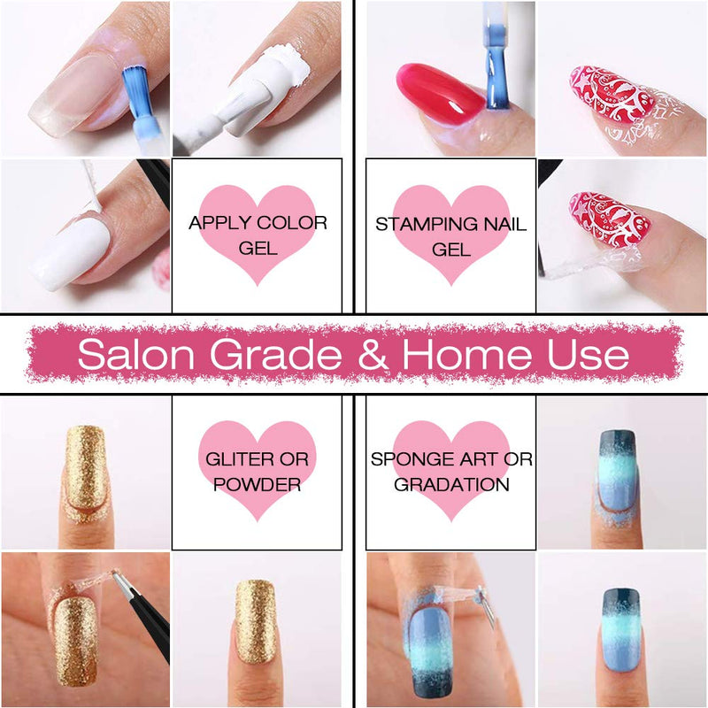 [Australia] - Liquid Latex for Nails - 2PCS Upgrade Fast Drying Peel Off Nail Polish Barrier Cuticle Guard, Stamping Skin Protector Latex Tape with Bonus Tweezers for Various Nail Art by DR.MODE 