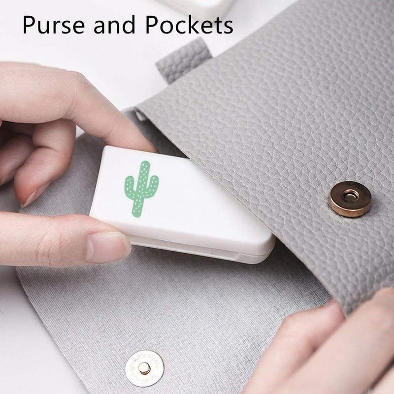 [Australia] - 4 Pcs Daily Pill Box Case Waterproof Medicine Organizer Vitamin Holder Mini Pill Medicine Container for Travel Use 