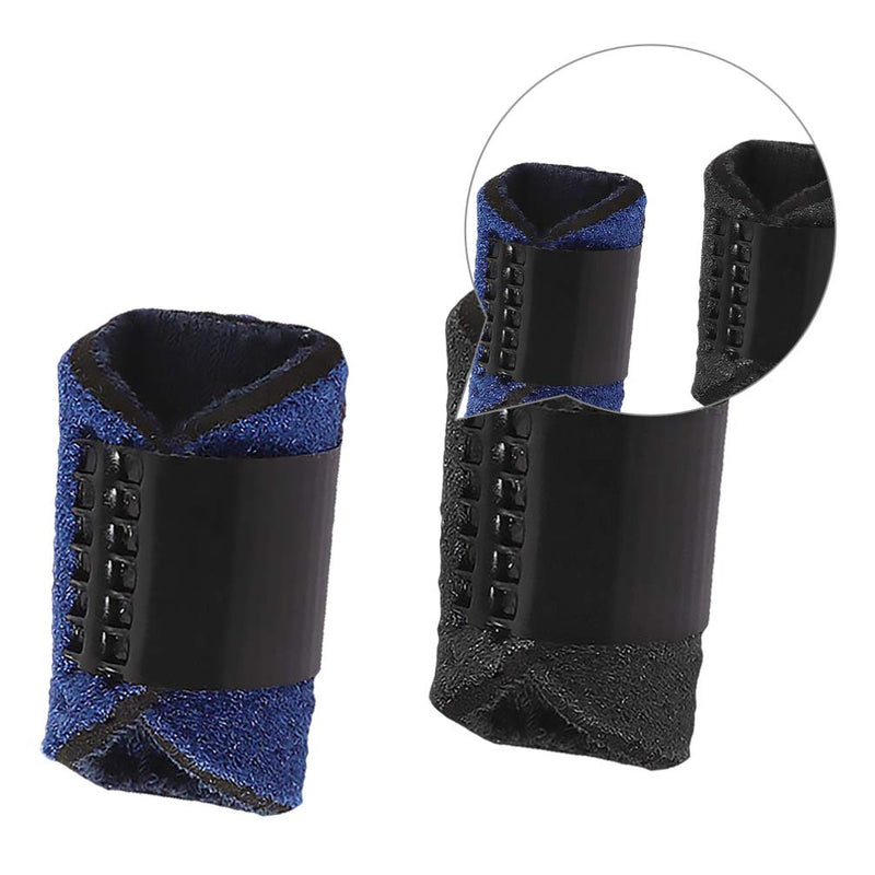 [Australia] - HEALLILY 2pcs Trigger Thumb Splint Finger Knuckle Brace Mallet Finger Protector Finger Support Sleeve for Tendon Release Pain Relief 