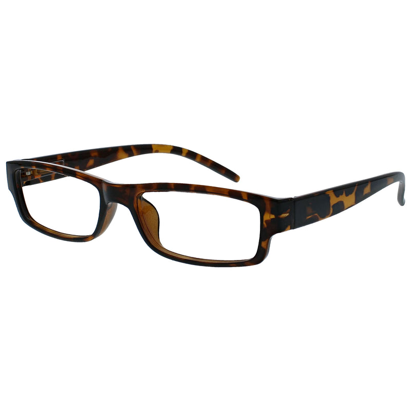 [Australia] - The Reading Glasses Company Brown Tortoiseshell Lightweight Comfortable Readers Value 4 Pack Designer Style Mens Womens UVR4PK032BR +1.00 +1.00 Magnification 