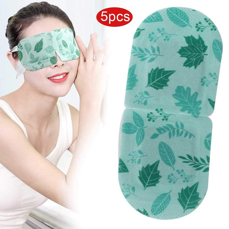 [Australia] - Steam Eye Mask 5 Pcs Disposable Self-Heating Hot Compress Eye Patch Moisturizing Sleep Eye Mask for Relaxing, Eye Fatigue Relief, Dry Eyes Relief 