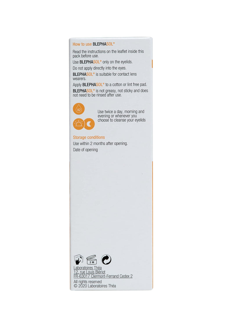 [Australia] - 2 x Blephasol Micelle Lotion 100ml | for Daily Hygiene of Sensitive Eyes | Cleanses and Removes Dirt, Tears Secretions and Make-up 