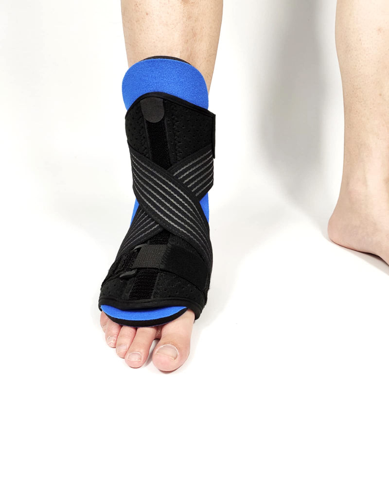 [Australia] - Plantar Fasciitis Night Splint, Foot Drop Orthotic Brace, Adjustable Heel/Ankle/Arch Foot Pain Relief Support for Plantar Fasciitis, Achilles Tendinitis, Foot Drop, Flat Foot, Heel Spurs Flat Foot 