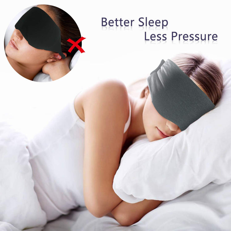 [Australia] - Sysrion Sleep Mask - Ultra Soft Comfortable Sleeping Mask for for Home Sleep Travel Shift Work, Nose Pad Designed Light Blocking Eye Blinder, Fully Adjustable Strap and Skin Friendly 