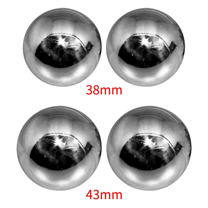 [Australia] - DASNTERED Solid Baoding Balls, 2pcs Therapy Handballs with Case | Stress and Pain Relief & Hand/Wrist Massage Therapy Finger Exercise Health Care Baoding Balls(size:38mm) 38mm 