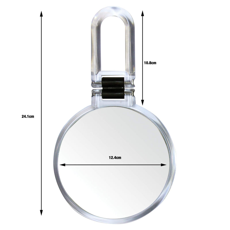 [Australia] - Danielle Creations 2-Sided 10x Magnification Hand Mirror, Acrylic, 5.5-inch, 0.45 Pound 