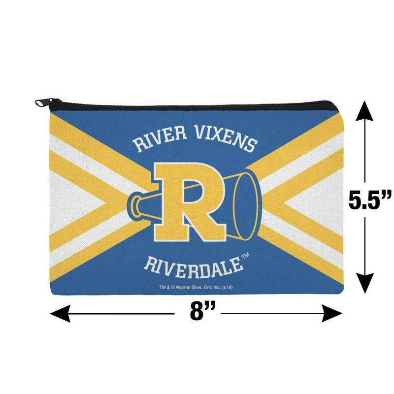 [Australia] - Riverdale River Vixens Cheer Logo Makeup Cosmetic Bag Organizer Pouch 