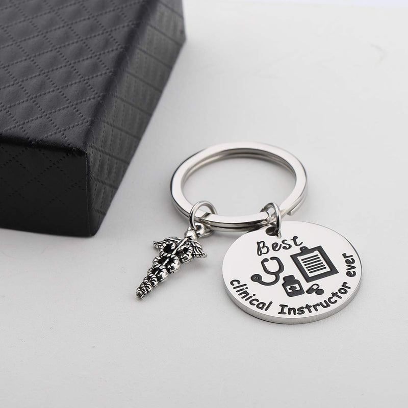 [Australia] - ENSIANTH Clinical Instructor Gift Best Clinical Instructor Ever Keychain Clinical Nursing Instructor Gift Nurse Graduation Gift Clinical Instructor Keychain 