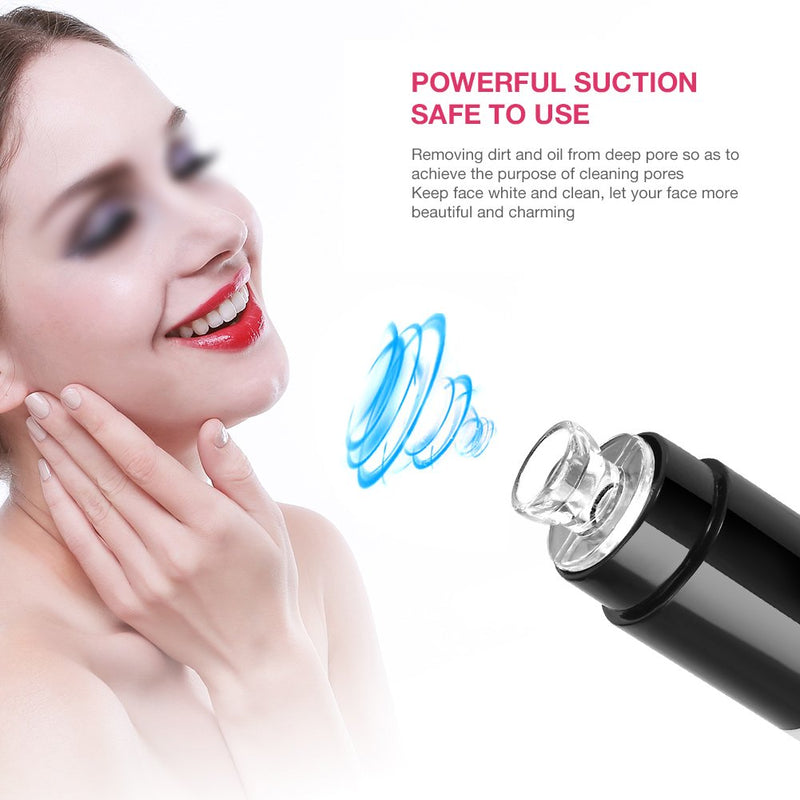 [Australia] - Portable Blackhead Remover Skin Care Device Skin Whitening Electric Facial Massage Pore Cleanser 