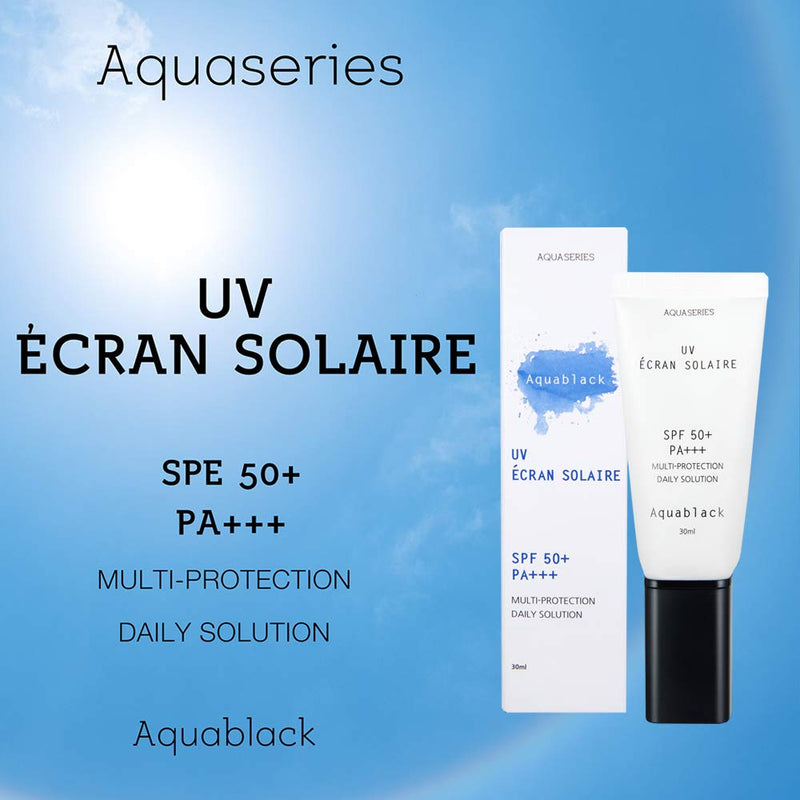 [Australia] - AQUASERIES Sunscreen UV Ecran Solaire Clear Face Sun Lotion SPF 50+ PA+++ Sebum-free Non-sticky Long Lasting Protection Waterproof Mineral Based Korea Sun Cream Morinda Citrifolia Transparent Sunblock Kbeauty Skin Care 