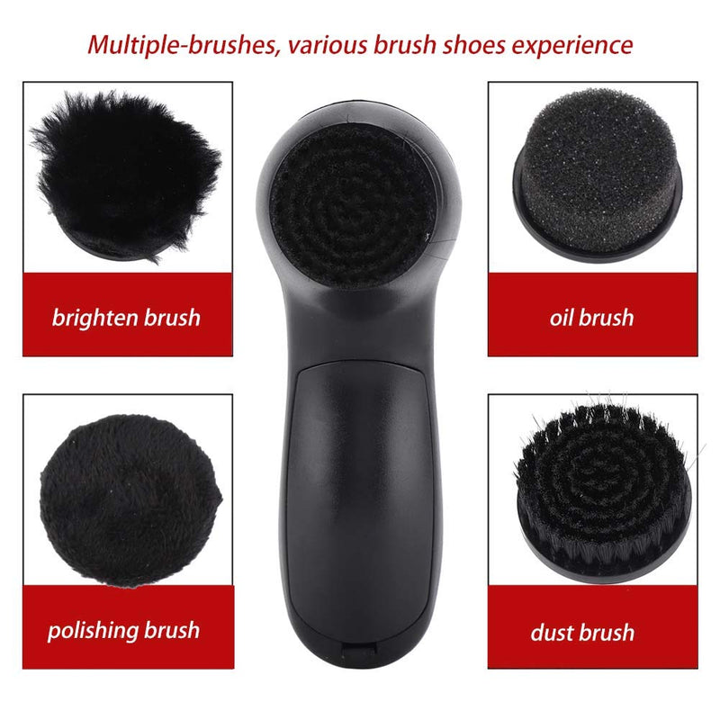 [Australia] - Yosoo Electric Shoes Polisher Machine, Portable Electric Shoe Shine Kit Shoe Shiner Dust Machine for Leather Bags Car Seat Maintenance 