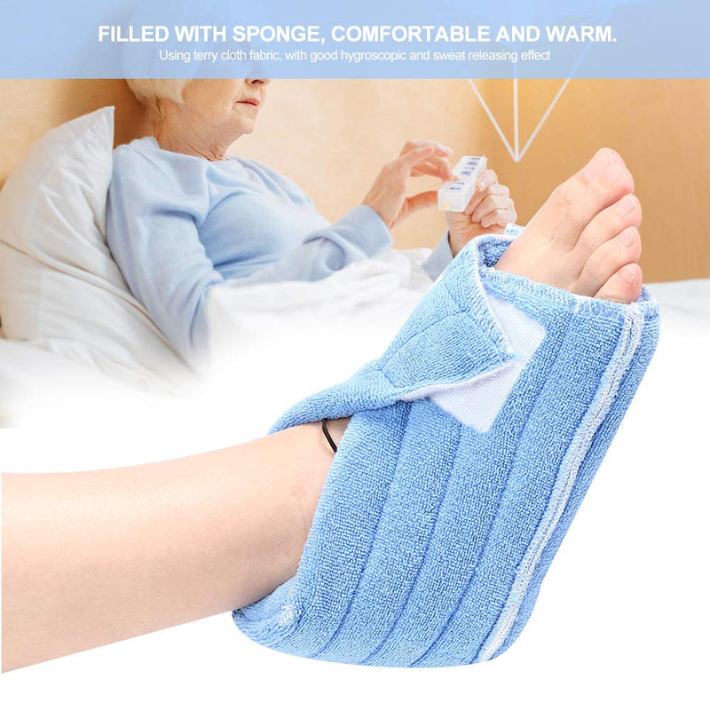 [Australia] - 2pcs Heel Protector Pillows, Soft Comforting Foot Ankle Support for Elderly Patient, Adjustable Ankle Protectors for Keeping Foot Warm & Relieveing Foot Pressure 