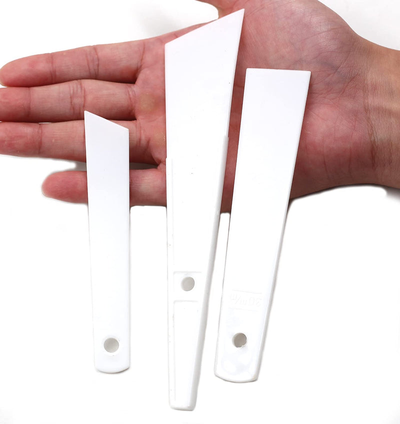 [Australia] - Chiloskit 3 Pcs Plastic Glue Smear Sticks Applicator Glue Spreaders Handmade DIY Leather Craft Tool 