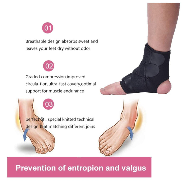 [Australia] - Orthopedic Ankle Support Foot Splint, Ankle Brace Compression Support Sleeve for Injury Recovery, Joint Pain and Sports for Men and Women 