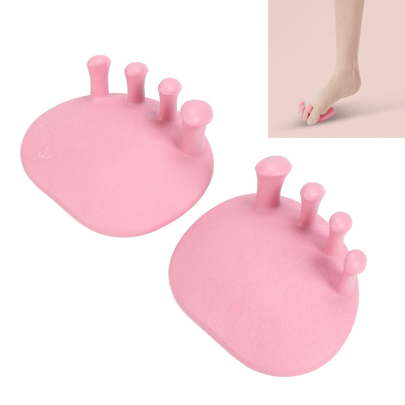 [Australia] - Toe Spreader, Toe Separator Against Bunion, Hammer Toe Foot Pain Silicone Separator Therapeutic Spa Stretch For Toe Spacer Toe Spacers(pink) pink 