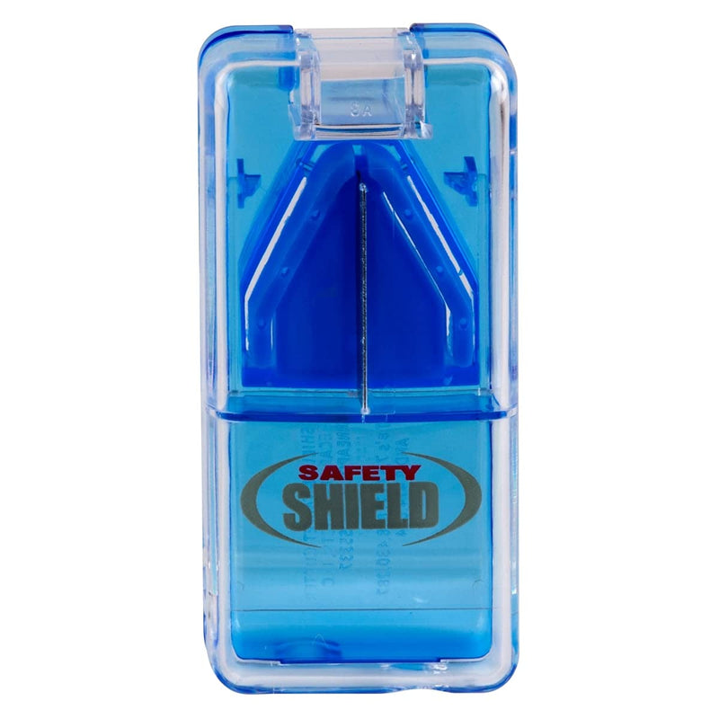 [Australia] - EZY DOSE Pill Cutter with Safety Shield, Tablet Splitter for Small Pills & Vitamins (Colour May Vary) Safety Shield Pill Cutter 