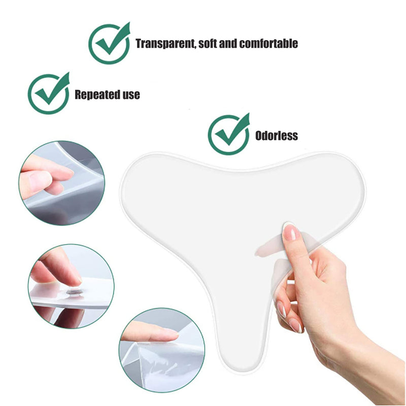 [Australia] - Chest Wrinkle Pad 1Pcs Anti Wrinkle Chest Pads, Silicone Chest Pad Anti-Aging Reusable Chest Pad Tightening Overnight Medical Grade Anti Wrinkle Patches for Preventing Wrinkles and Smoothing Skin 