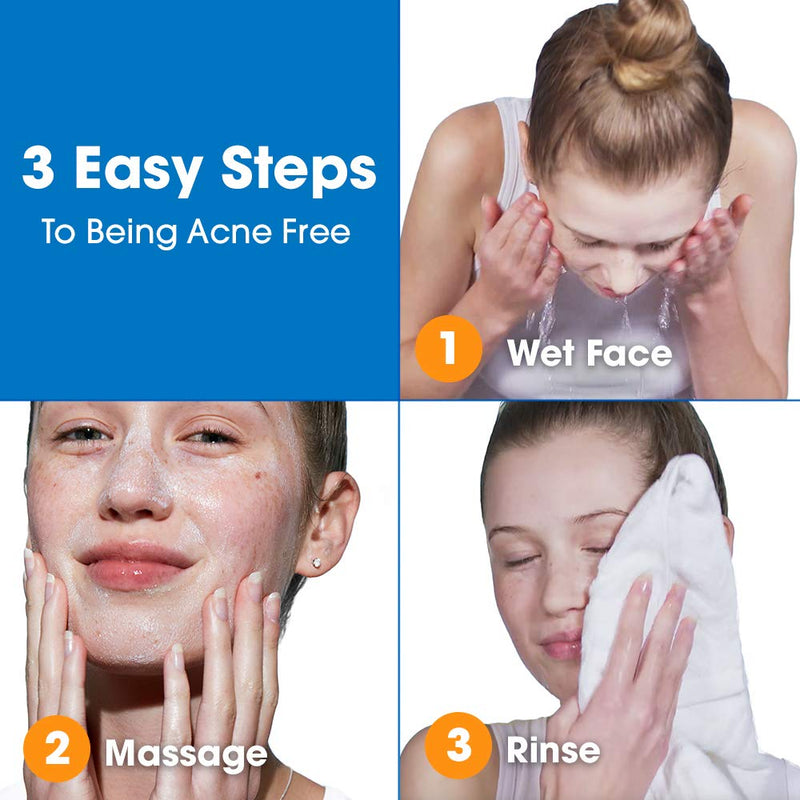 [Australia] - Acne Free Blackhead Removing Exfoliating Face Scrub with 2% Salicylic Acid and Charcoal Jojoba - Daily Wash, Skin Care Face Scrub Acne Treatment For Men Women and Teens With Acne Prone Skin - 5 oz 5 Fl Oz (Pack of 1) 