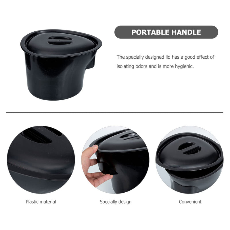 [Australia] - TOPBATHY Camping Accessories Travel Bidet Portable Chamber Pot Spittoons Urine Bedpan with Lid for Elderly Kids Patients 5L Chamber Bucket Portable Toilet 
