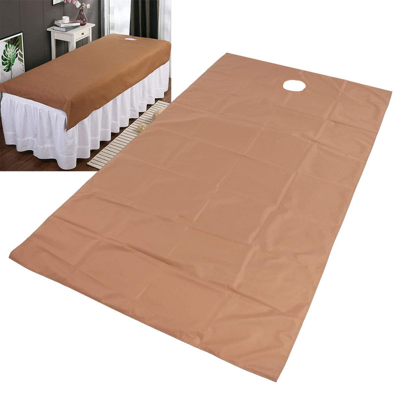 [Australia] - Spa Massage Bed Sheet, Massage Bed Sheet Oil Proof Waterproof Polyester SPa Salon Table Cover With Face Hole Mattress Soft Cotton Beauty Salon Table Cover (03) 03 