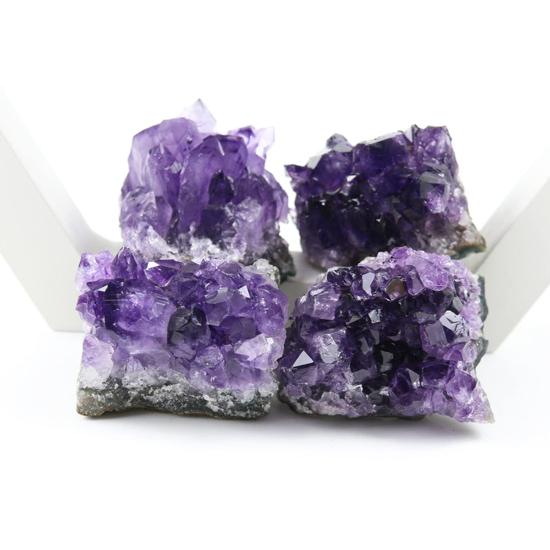 [Australia] - Nvzi Amethyst Crystals, Amethyst Cluster, Amethyst Clusters for Witchcraft, Amathesis Crystal, Raw Amethyst, Natural Amethyst Geode Cave Crystals and Healing Stones(50G) 