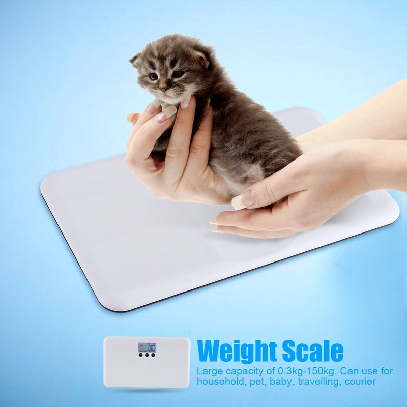 [Australia] - Nikou Weight Scale, LCD Digital Electronic Scale for Baby Pet Body Weighting Scale Maximum Weighing 150kg 