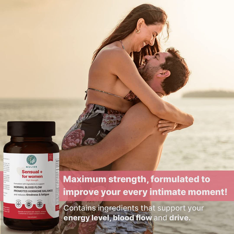 [Australia] - Libido Booster for Women | High Strength | Containing 11 Active Ingredients - Tribulus, Maca Root and Ashwagandha | Allergen Free | Vegan | 1 Month Supply 