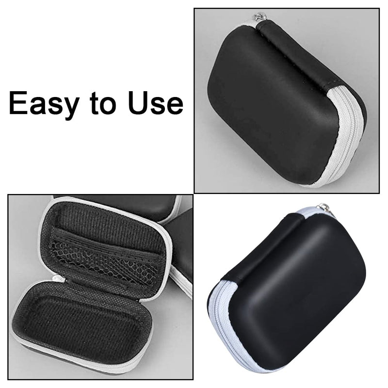 [Australia] - 2 Pcs Pulse Oximeter Cases Hard EVA Zipper Pulse Oximeter Box Portable Pulse Oximeter Cover Bag for Blood Oxygen Saturation Monitor 