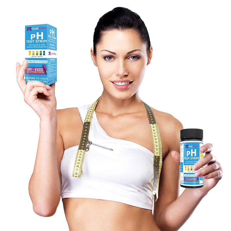 [Australia] - pH Test Strips for Testing Alkaline and Acid Levels in The Body. Track & Monitor Your pH Level Using Saliva and Urine. Get Highly Accurate Results in Seconds. 