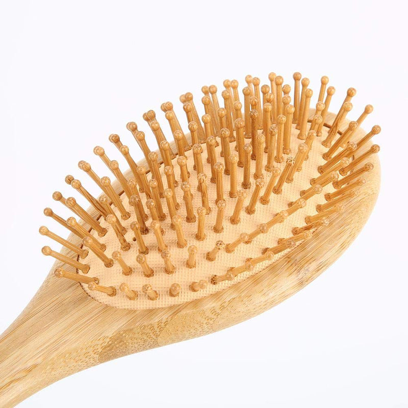 [Australia] - Comb Set, Anti-Static Air Cushion Bamboo Hair Comb Hair Scalp Massager For Women And Men Reduce Frizz And Massage Scalp (Set) 