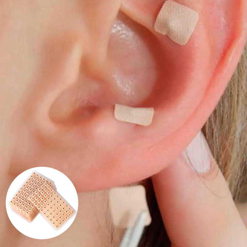 [Australia] - AWAVM 10 Sheets of 600 Ear Acupoint Stickers Disposable Ear Acupoint Massage, Ear Reflex Area Massage, Auricular Pressure Sticker 