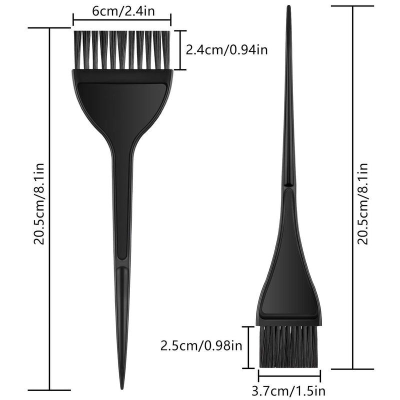 [Australia] - 2 Pieces Hair Coloring Brush Hair Dye Tools Set for DIY Hair Coloring Salon Hair Dyeing 