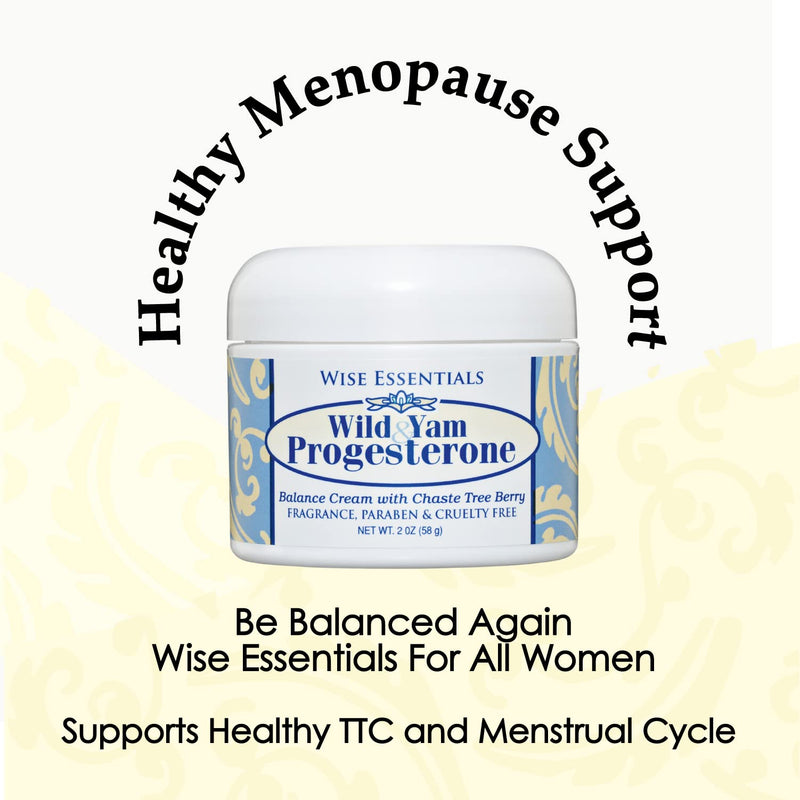 [Australia] - Progesterone Cream (Bioidentical) Paraben Free – Natural Balance Body Cream For Women in Midlife - Made with Wild Yam, Chaste Tree Berry Extract, Menopause Skin Cream Made in USA 