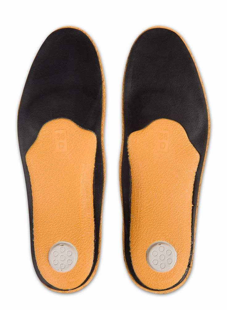 [Australia] - Premium Orthotic Leather Shoe Insoles Inserts with Arch Support and Gel Cushion for Men and Women, Kaps Relax Gel Women / 5 UK / 38 EUR 