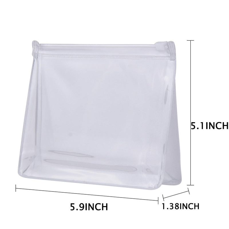 [Australia] - Arroyner 20 PCS Mini Clear Makeup Bag Small Clear Plastic Cosmetic Bags with Zipper Travel Toiletry Makeup Bag 20pcs 